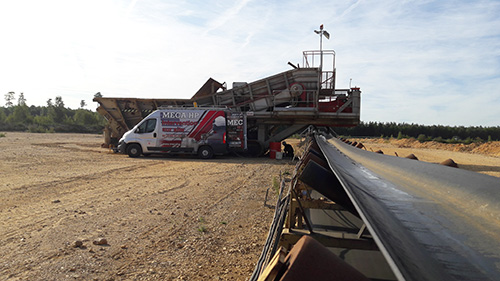 maintenance et entretien hydraulique tremis concasseur carriere lafarge