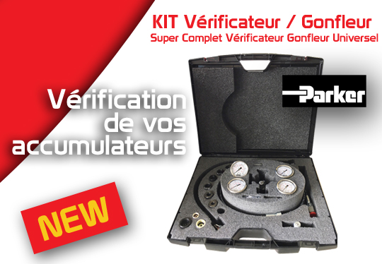 KIT Vérificateur / Gonfleur accumulateurs PARKER