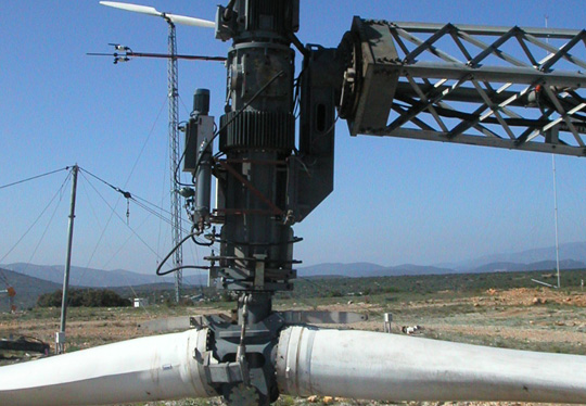 Conception de centrale hydraulique pour éolienne 