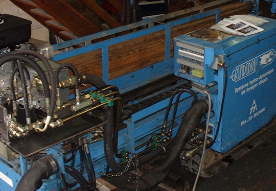 Réparation du système hydraulique d’une machine de forage