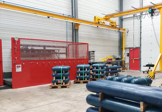 Requalification des accumulateurs hydrauliques